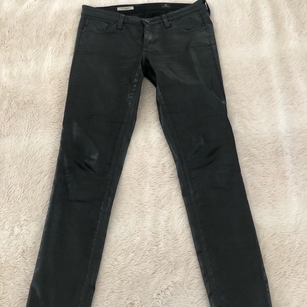 Adriano Goldschmied (the legging super skinny faux leather jeans)